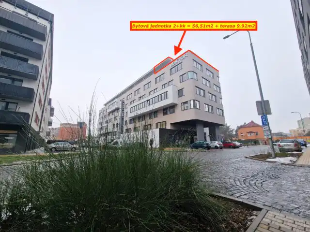 Prodej bytu 2+kk s&nbsp;terasou- ul. Rokycanova 2798 – Pardubice *prodáno*