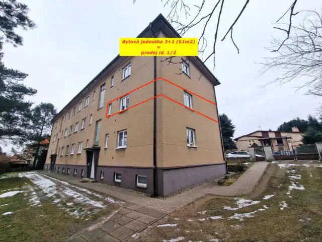 Prodej bytu 3+1 – ul. Školská 451 – Hostivice                          * prodáno*